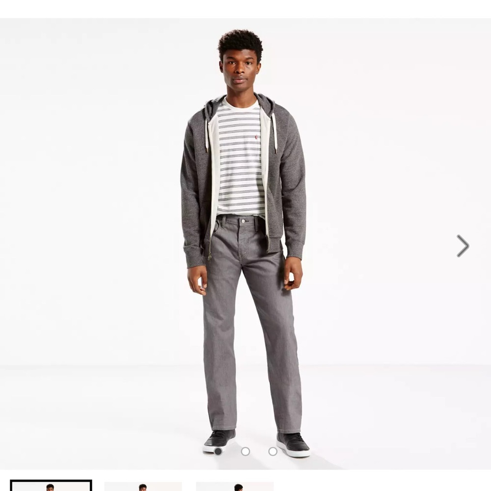 Men’s Levi’s 569 grey 36W x 30L see description